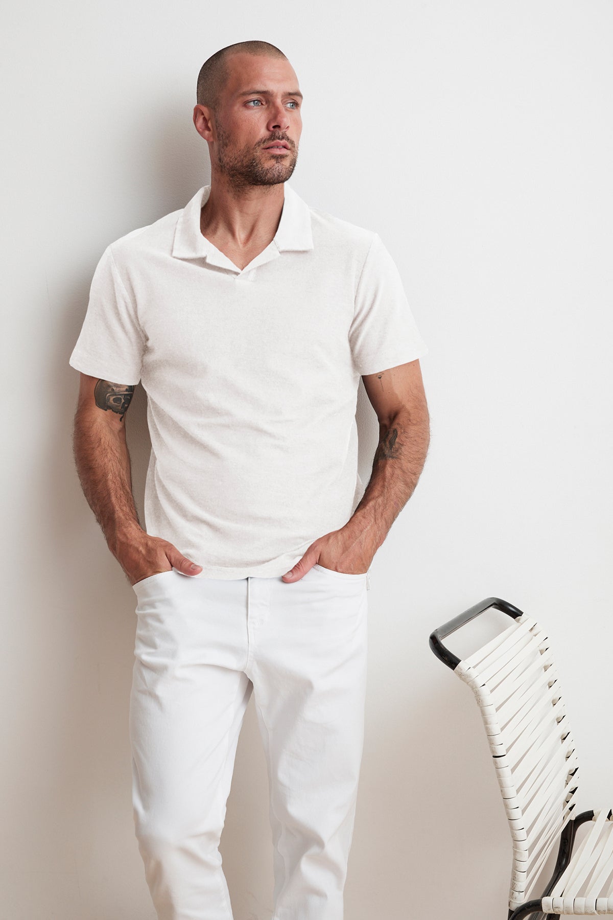 TODD MICRO TERRY POLO - Velvet Staging 2.0