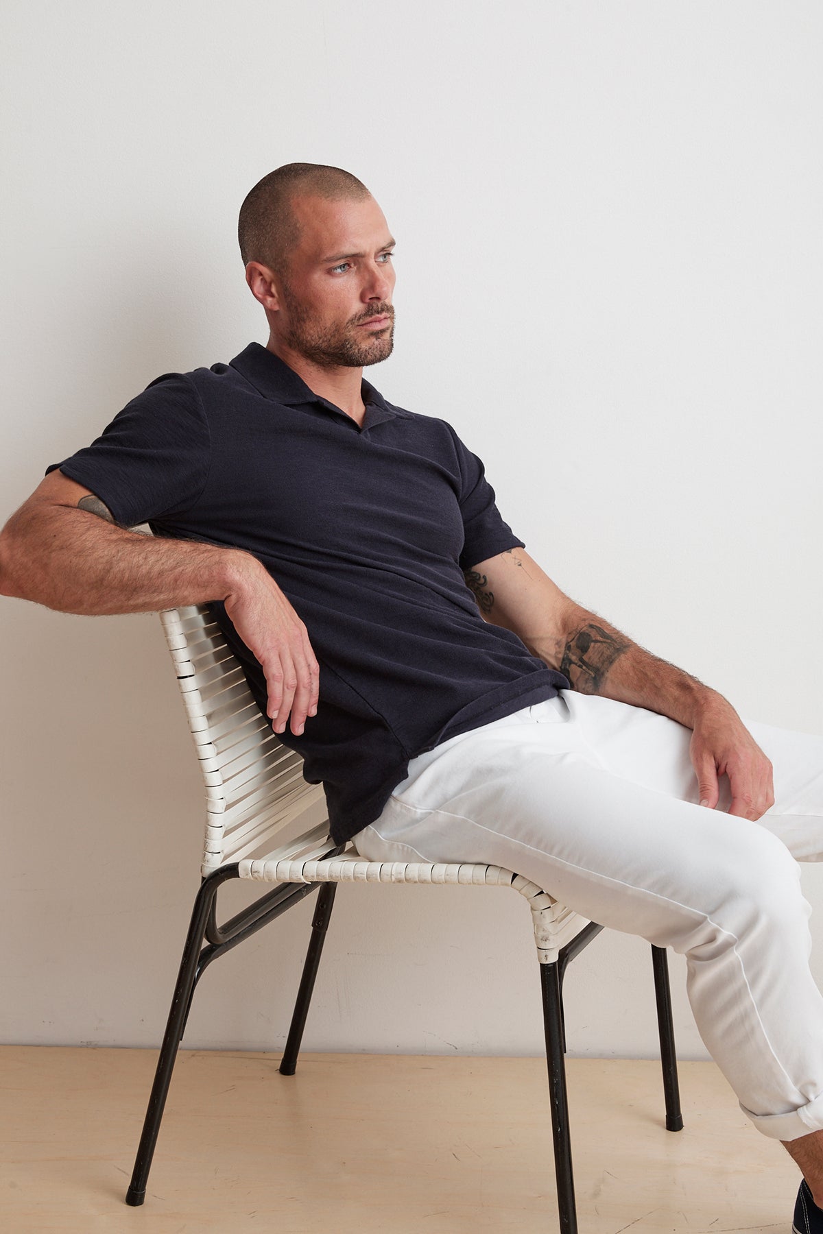 TODD MICRO TERRY POLO - Velvet Staging 2.0