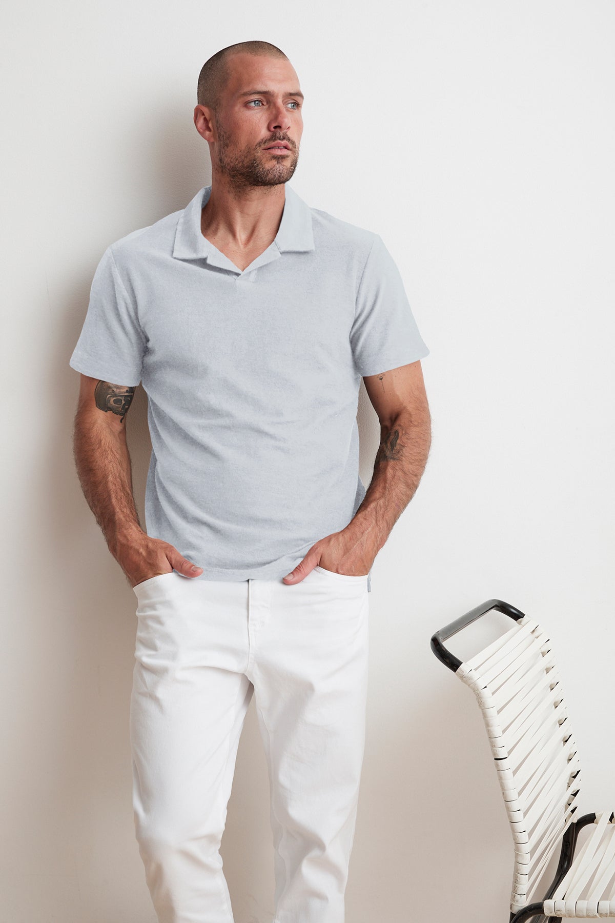 TODD MICRO TERRY POLO - Velvet Staging 2.0-26916375920836