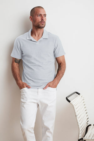 TODD MICRO TERRY POLO - Velvet Staging 2.0