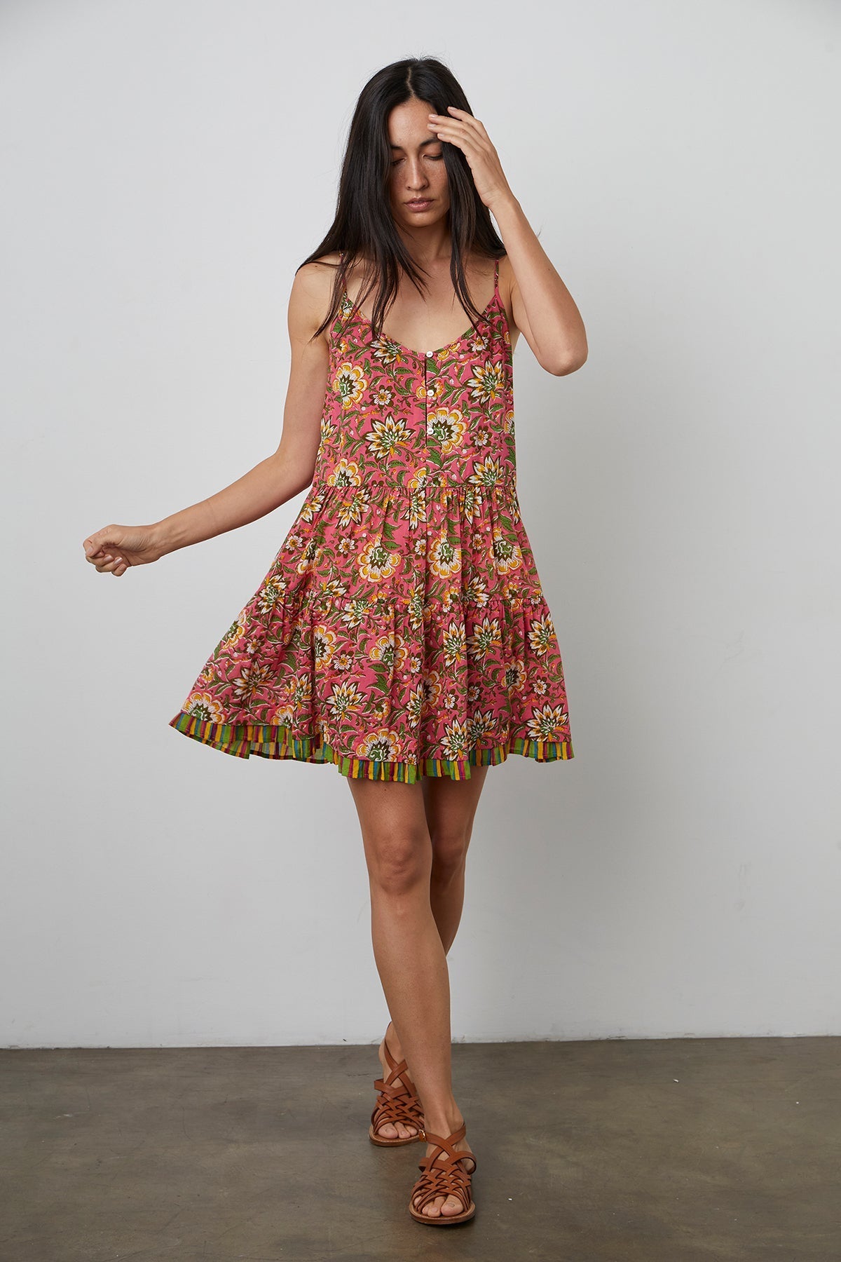 TRACY PRINTED DRESS - Velvet Staging 2.0-26916382408900
