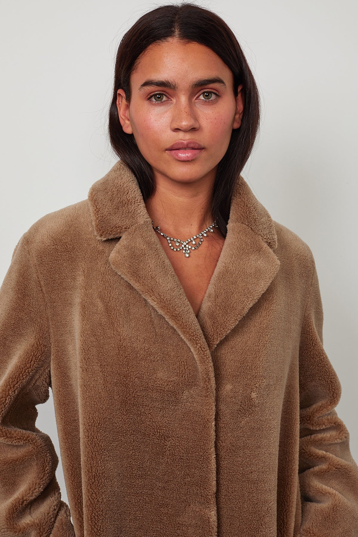 TRISHELLE LUX SHERPA OVERSIZED COAT - Velvet Staging 2.0-26916382998724