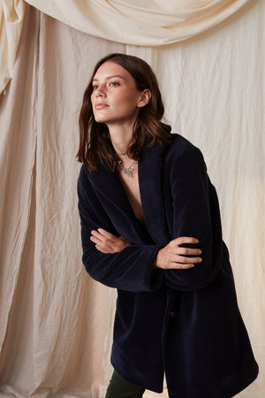 TRISHELLE LUX SHERPA OVERSIZED COAT - Velvet Staging 2.0