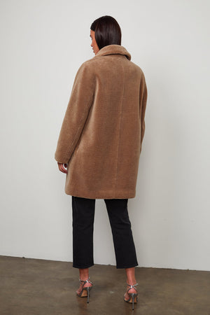 TRISHELLE LUX SHERPA OVERSIZED COAT - Velvet Staging 2.0