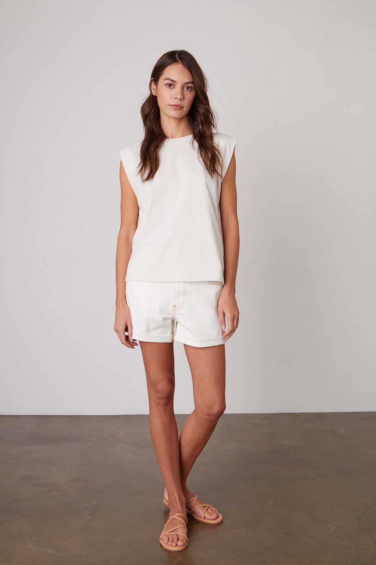TRISTA MUSCLE TEE - Velvet Staging 2.0-26916378706116