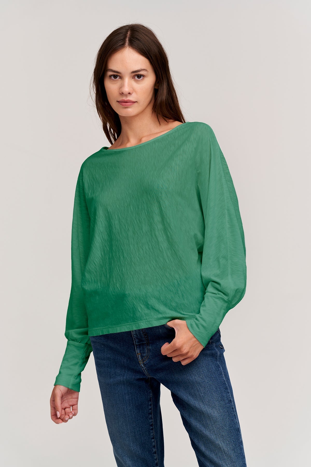 TRISTEN DOLMAN SLEEVE TEE - Velvet Staging 2.0