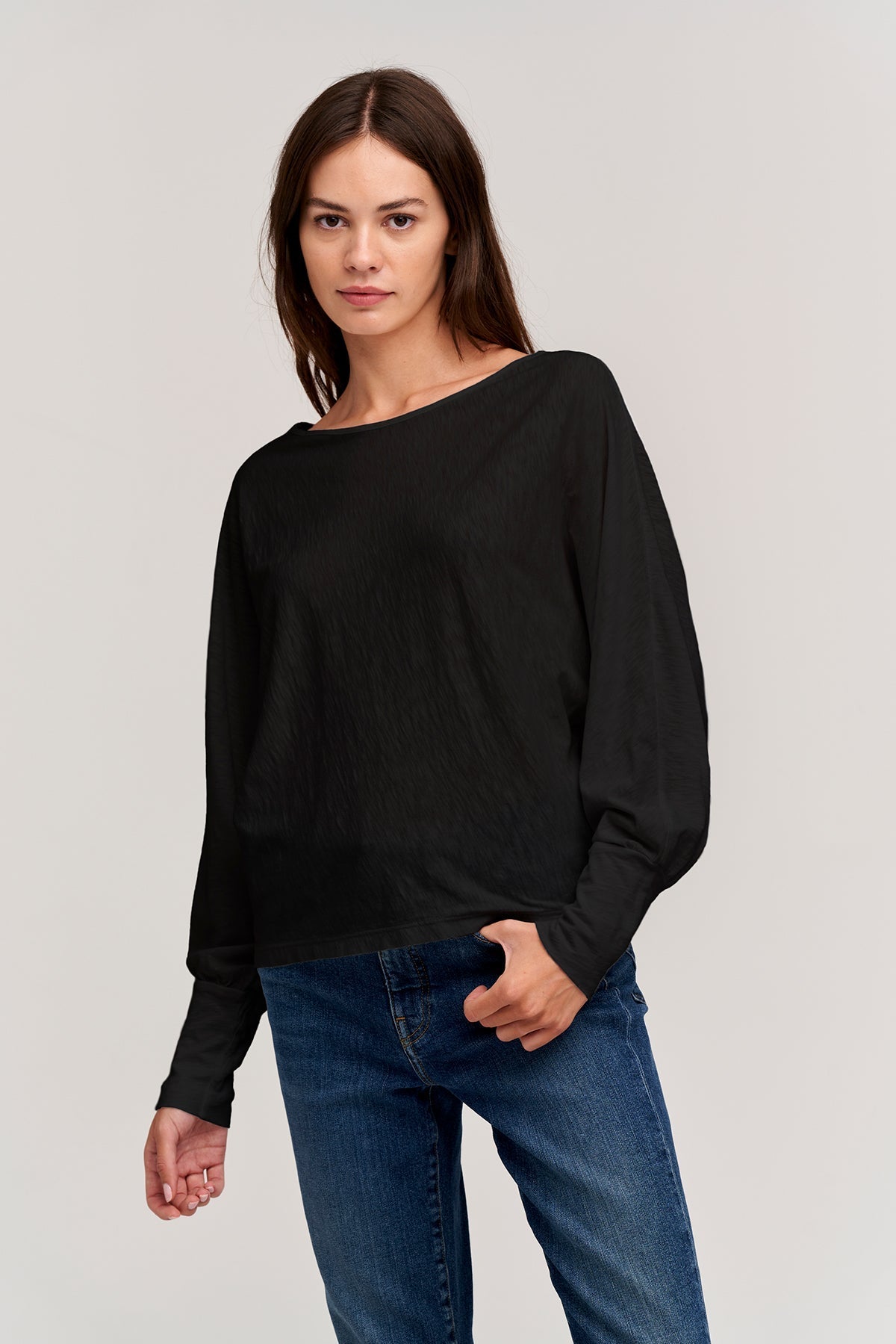 TRISTEN DOLMAN SLEEVE TEE - Velvet Staging 2.0-26916387356868