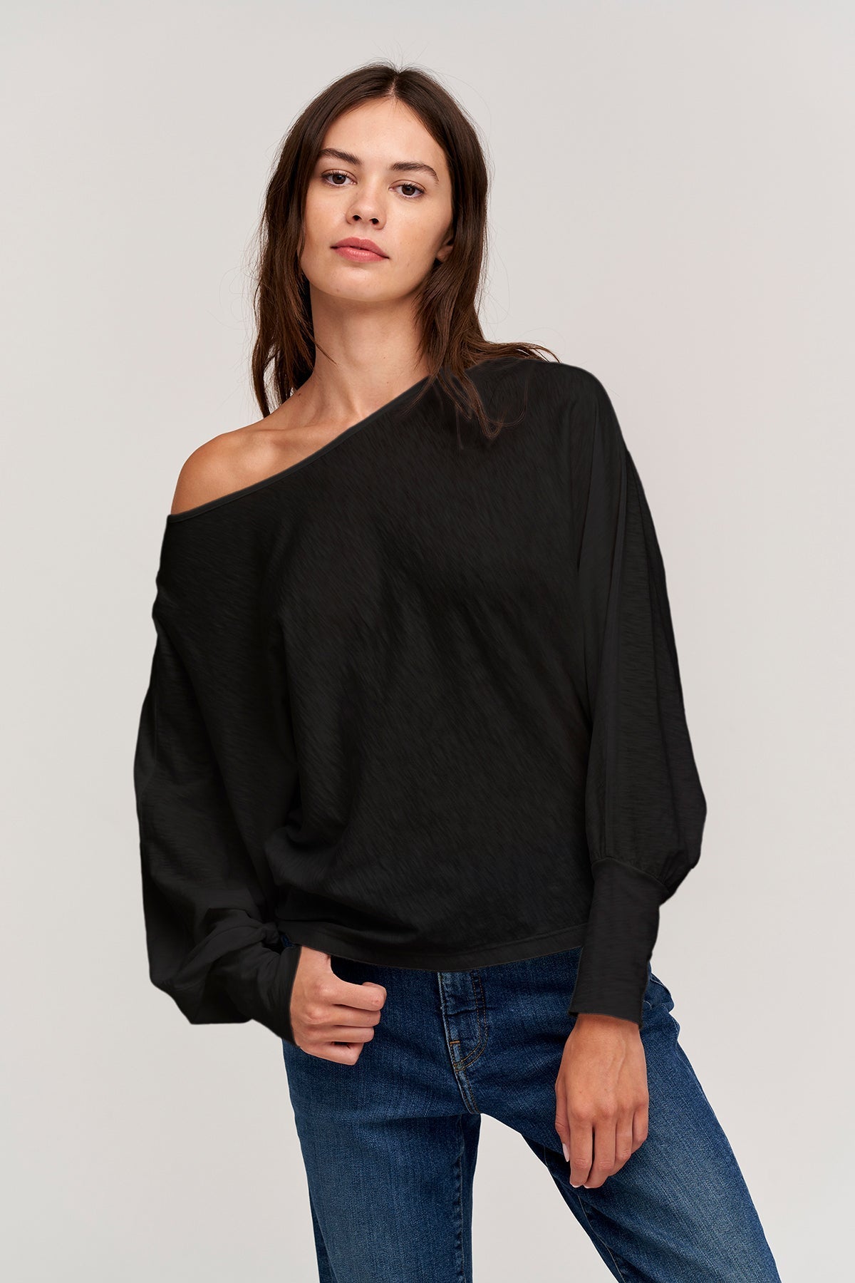 TRISTEN DOLMAN SLEEVE TEE - Velvet Staging 2.0-26916387324100