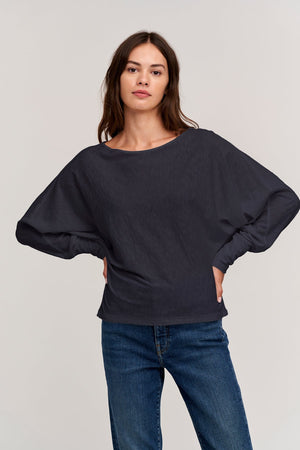 TRISTEN DOLMAN SLEEVE TEE - Velvet Staging 2.0