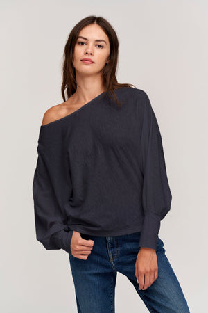 TRISTEN DOLMAN SLEEVE TEE - Velvet Staging 2.0