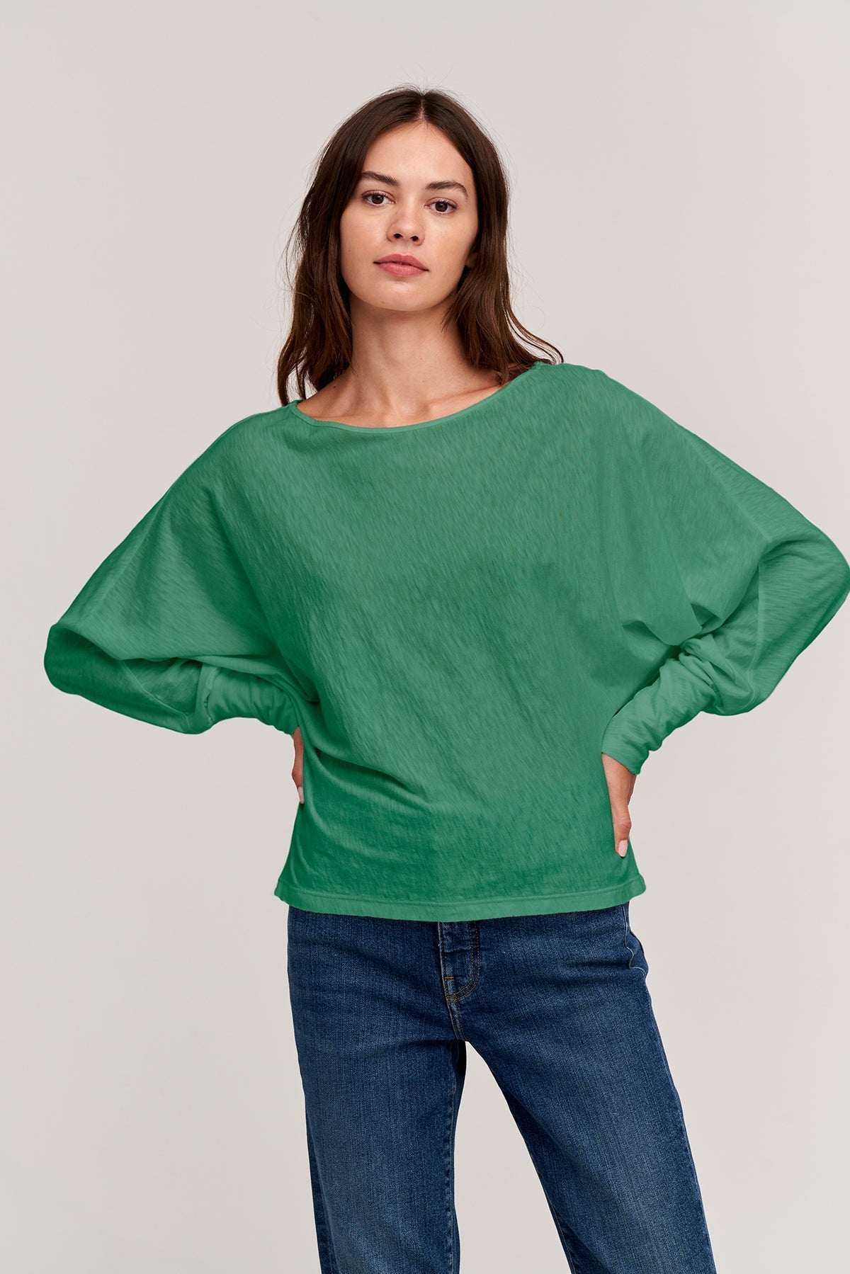 TRISTEN DOLMAN SLEEVE TEE - Velvet Staging 2.0