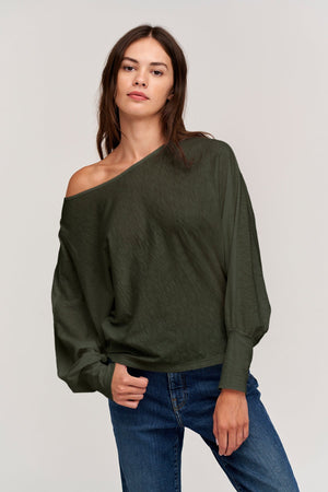TRISTEN DOLMAN SLEEVE TEE - Velvet Staging 2.0