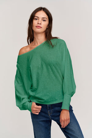 TRISTEN DOLMAN SLEEVE TEE - Velvet Staging 2.0