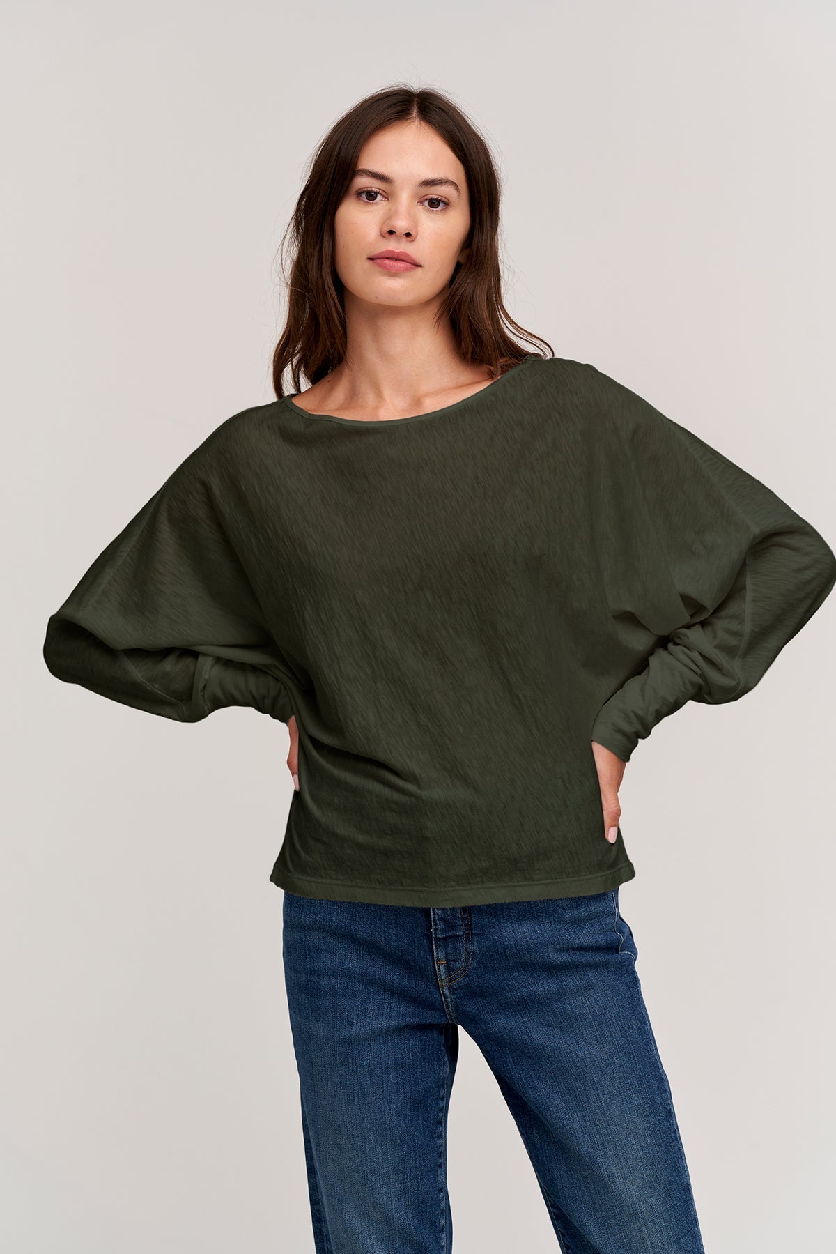 TRISTEN DOLMAN SLEEVE TEE - Velvet Staging 2.0