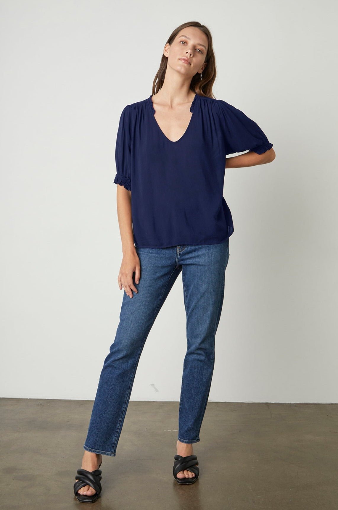 TRIXIE RUFFLED BLOUSE - Velvet Staging 2.0