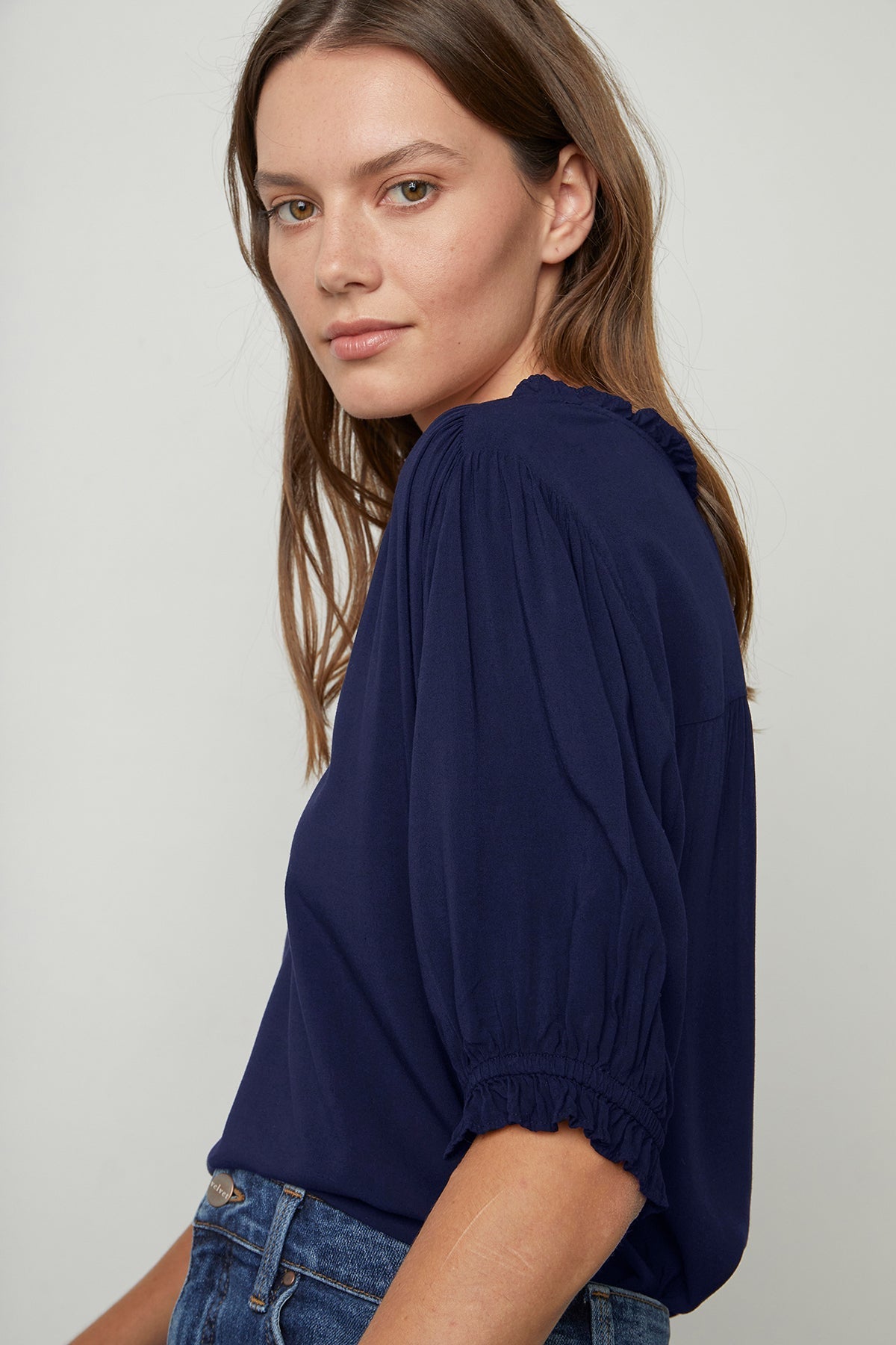 TRIXIE RUFFLED BLOUSE - Velvet Staging 2.0