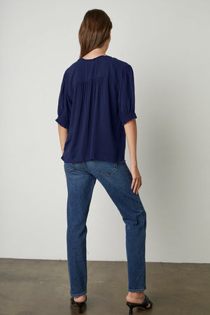 TRIXIE RUFFLED BLOUSE - Velvet Staging 2.0