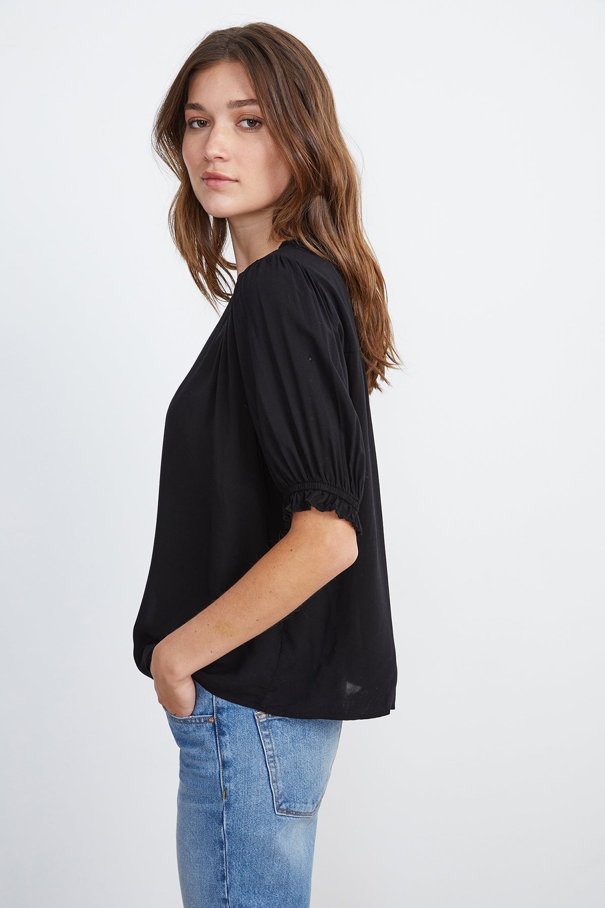 TRIXIE RUFFLED BLOUSE - Velvet Staging 2.0-26916384014532