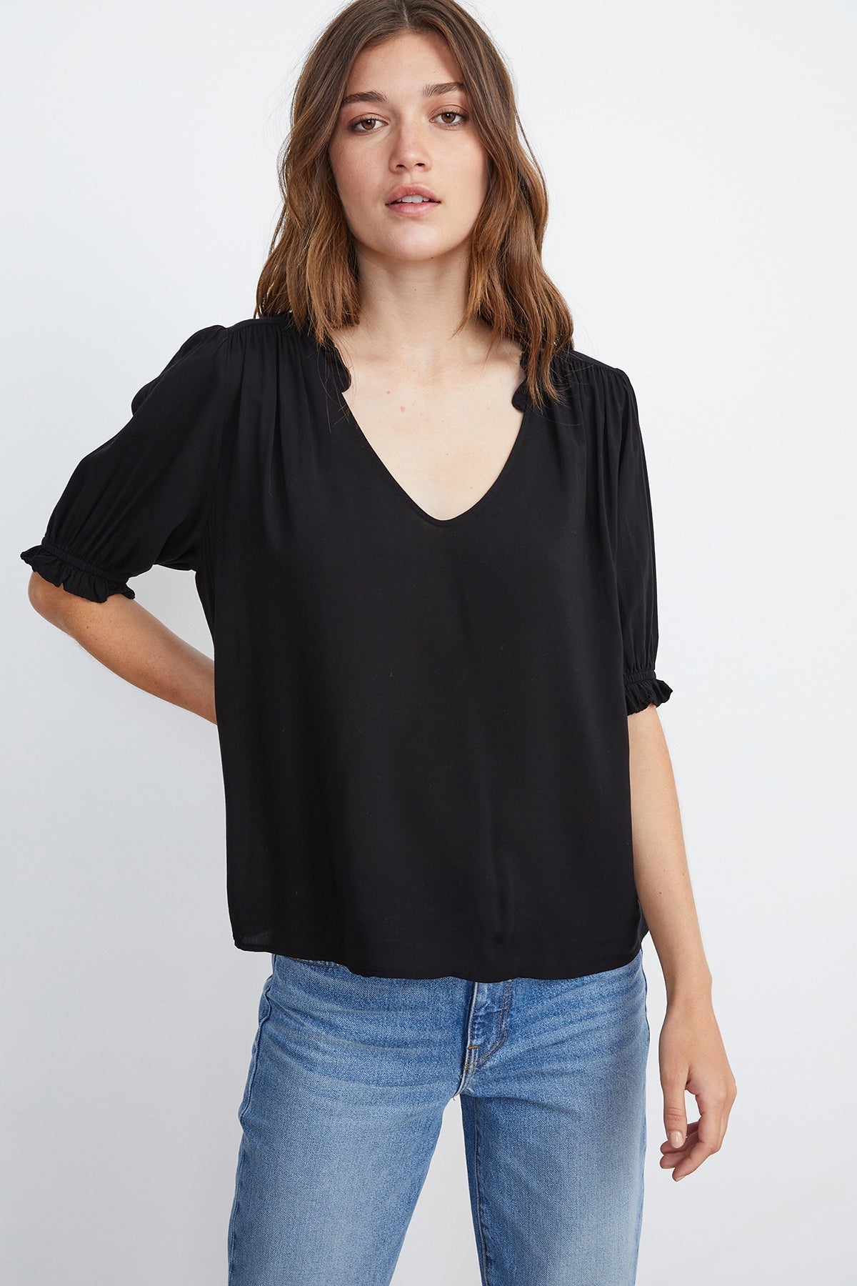 TRIXIE RUFFLED BLOUSE - Velvet Staging 2.0