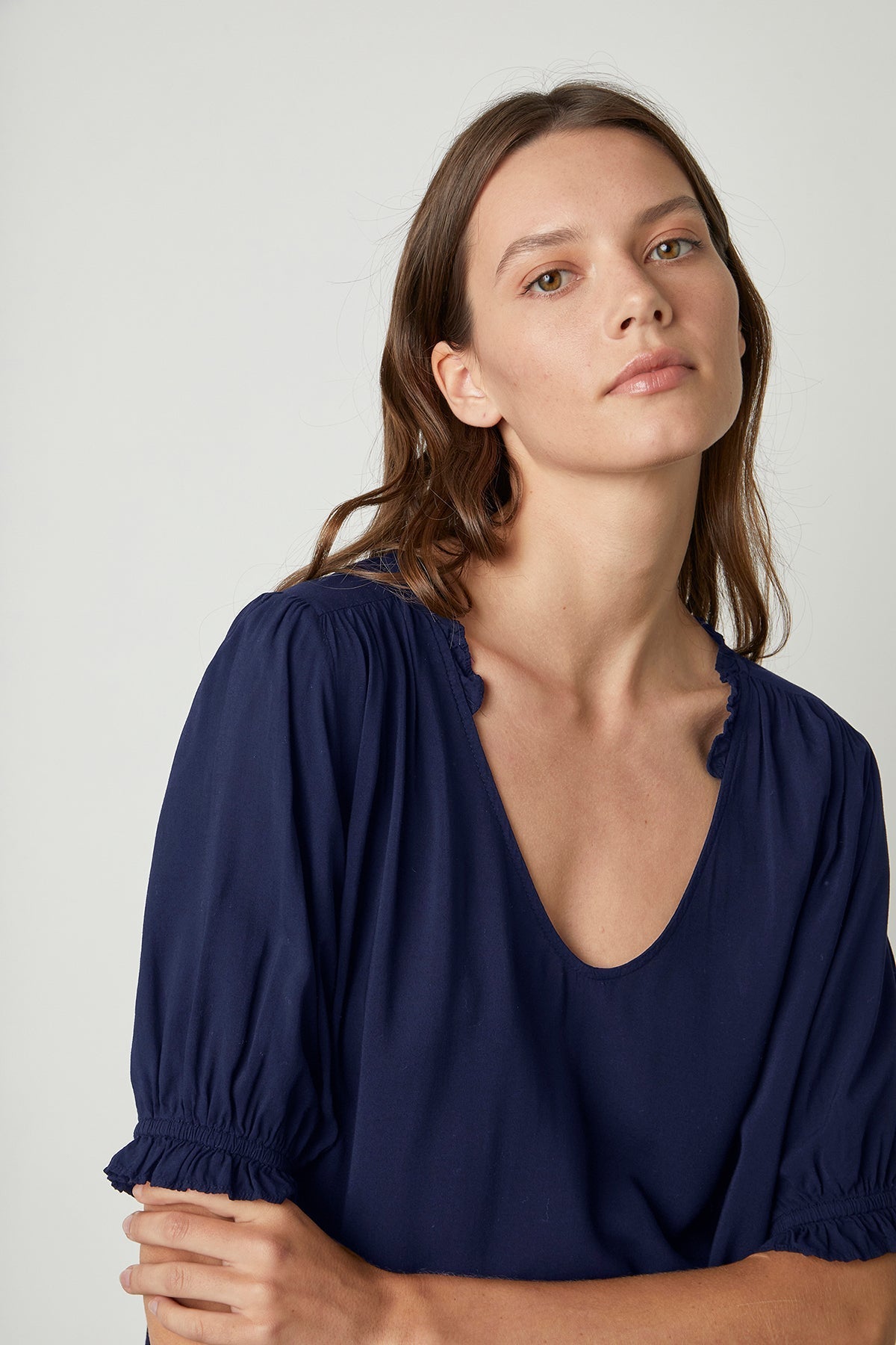 TRIXIE RUFFLED BLOUSE - Velvet Staging 2.0