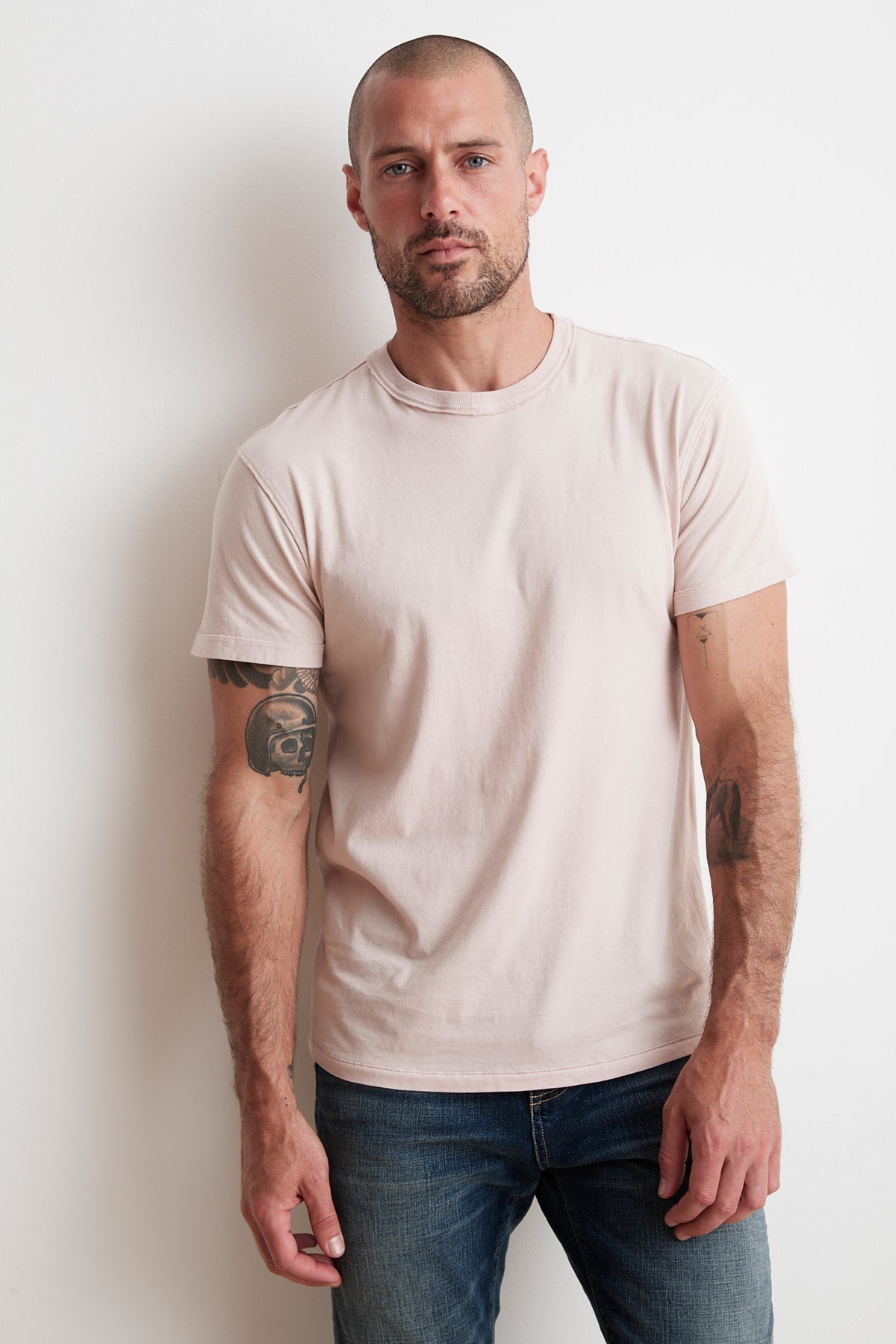 TUCKER SUEDED JERSEY TEE - Velvet Staging 2.0