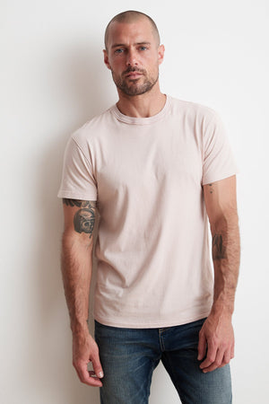 TUCKER SUEDED JERSEY TEE - Velvet Staging 2.0
