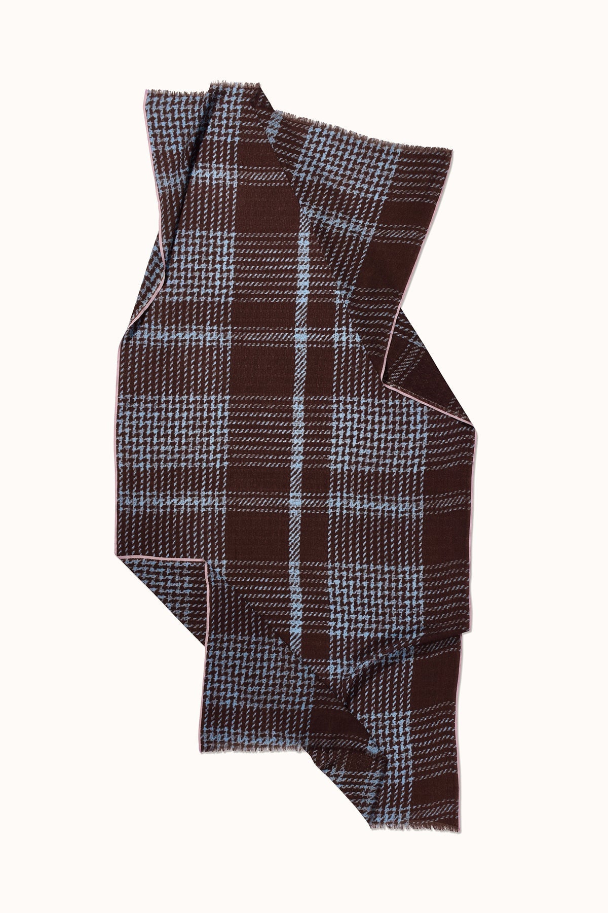TWEED CHECK WOOL SCARF BY EPICE - Velvet Staging 2.0