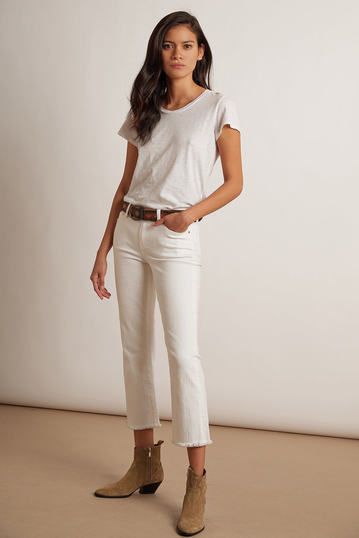 TWIGGY HIGH RISE CROP JEAN Velvet by Graham & Spencer-26916384637124