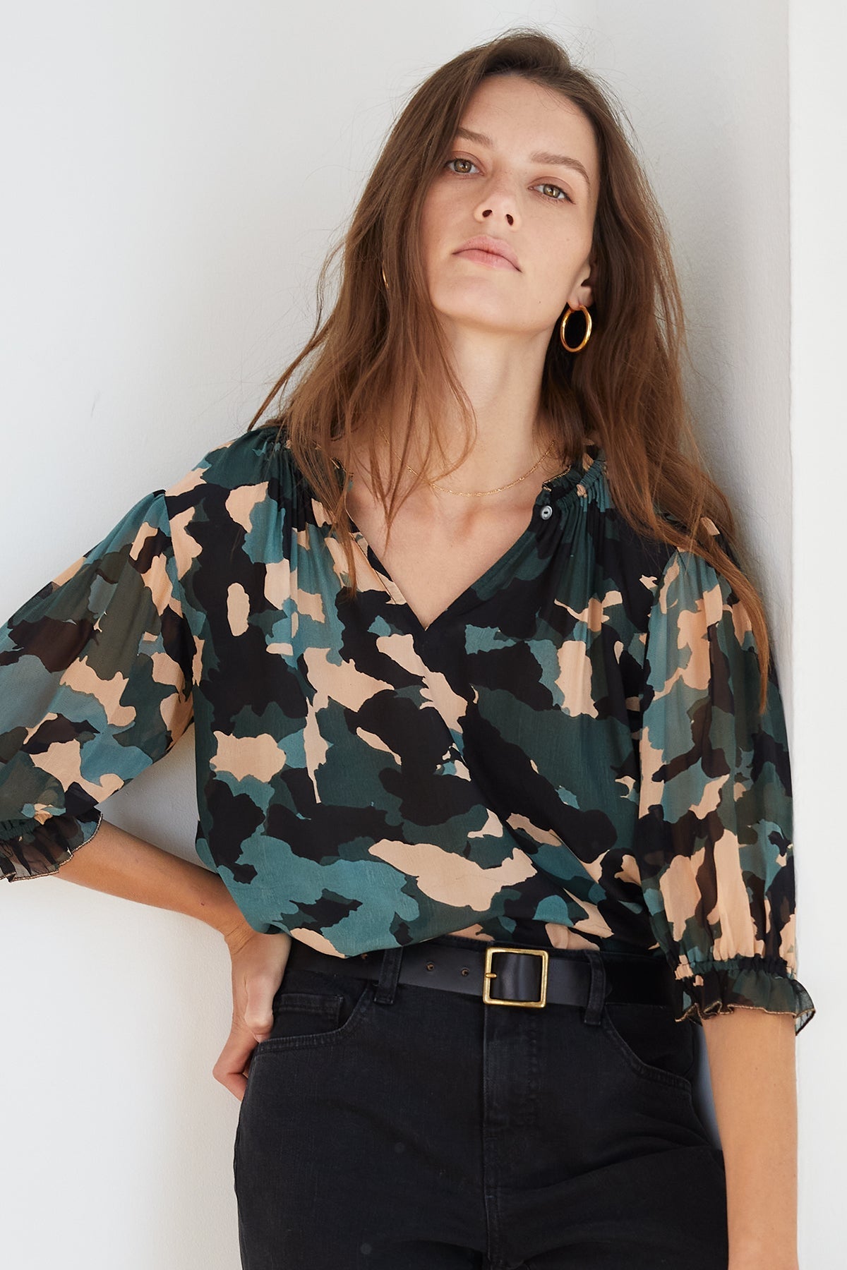 ULI 3/4 SLEEVE BLOUSE - Velvet Staging 2.0