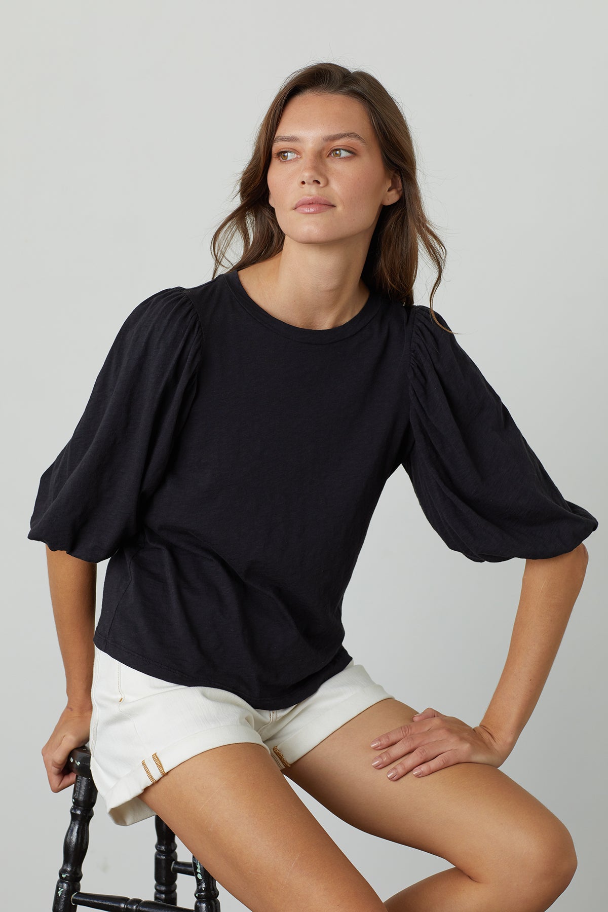 UMA PUFF SLEEVE TEE - Velvet Staging 2.0