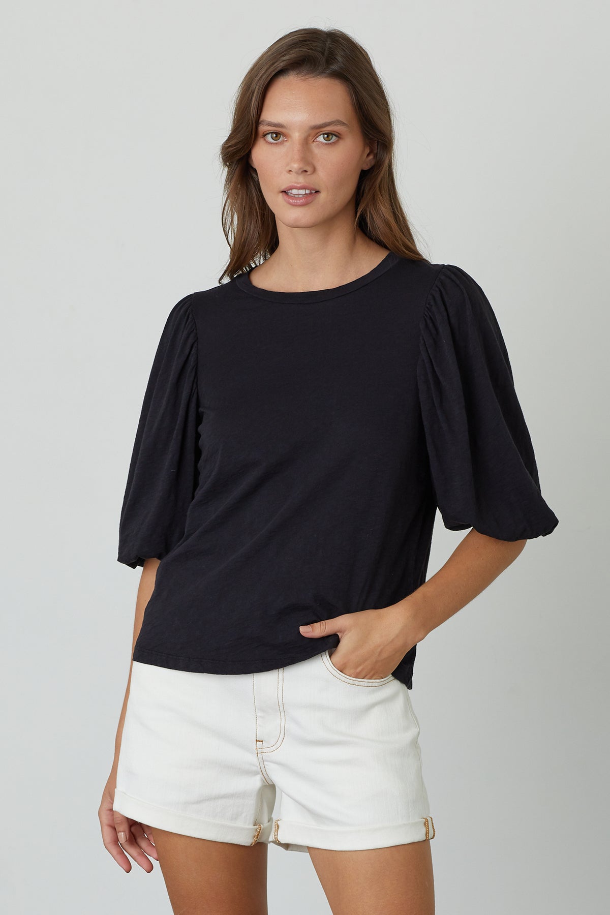 UMA PUFF SLEEVE TEE - Velvet Staging 2.0