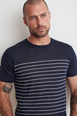 VANCE STRIPE KNIT SHIRT - Velvet Staging 2.0