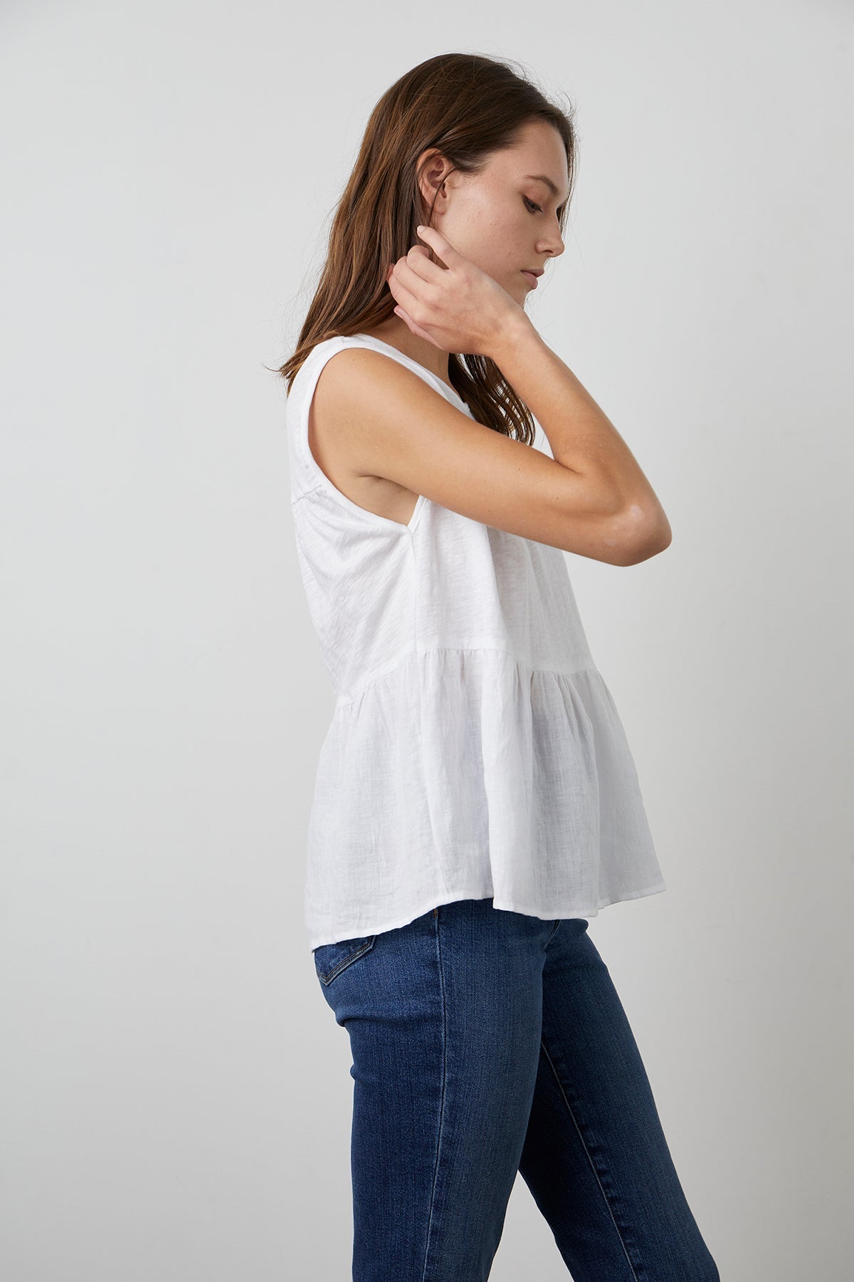 VELLA V-NECK TEE - Velvet Staging 2.0