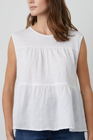 VELLA V-NECK TEE - Velvet Staging 2.0