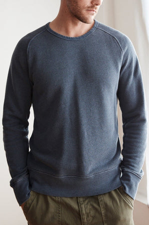 VERN HEATHERED TERRY RAGLAN PULLOVER - Velvet Staging 2.0
