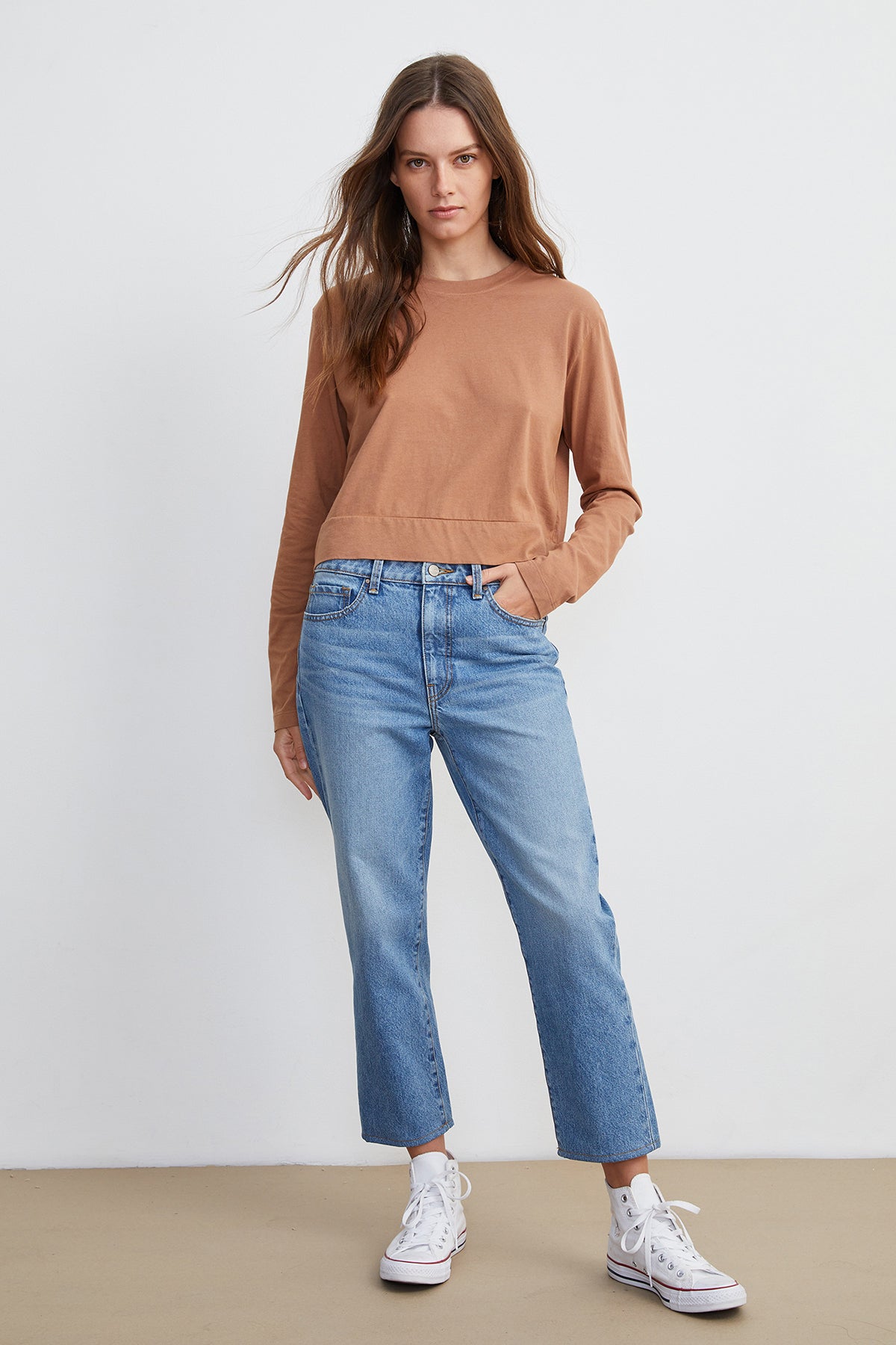 VICTORIA HI RISE STRAIGHT LEG JEAN - Velvet Staging 2.0