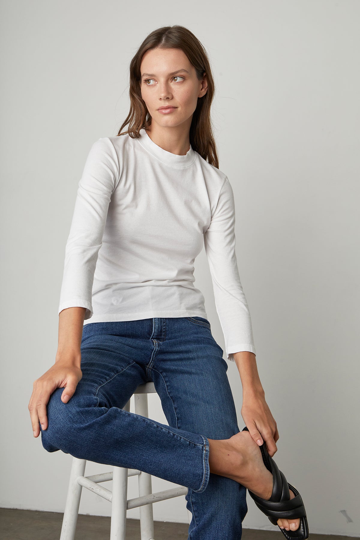VICTORIA HI RISE STRAIGHT LEG JEAN - Velvet Staging 2.0-26916394631364