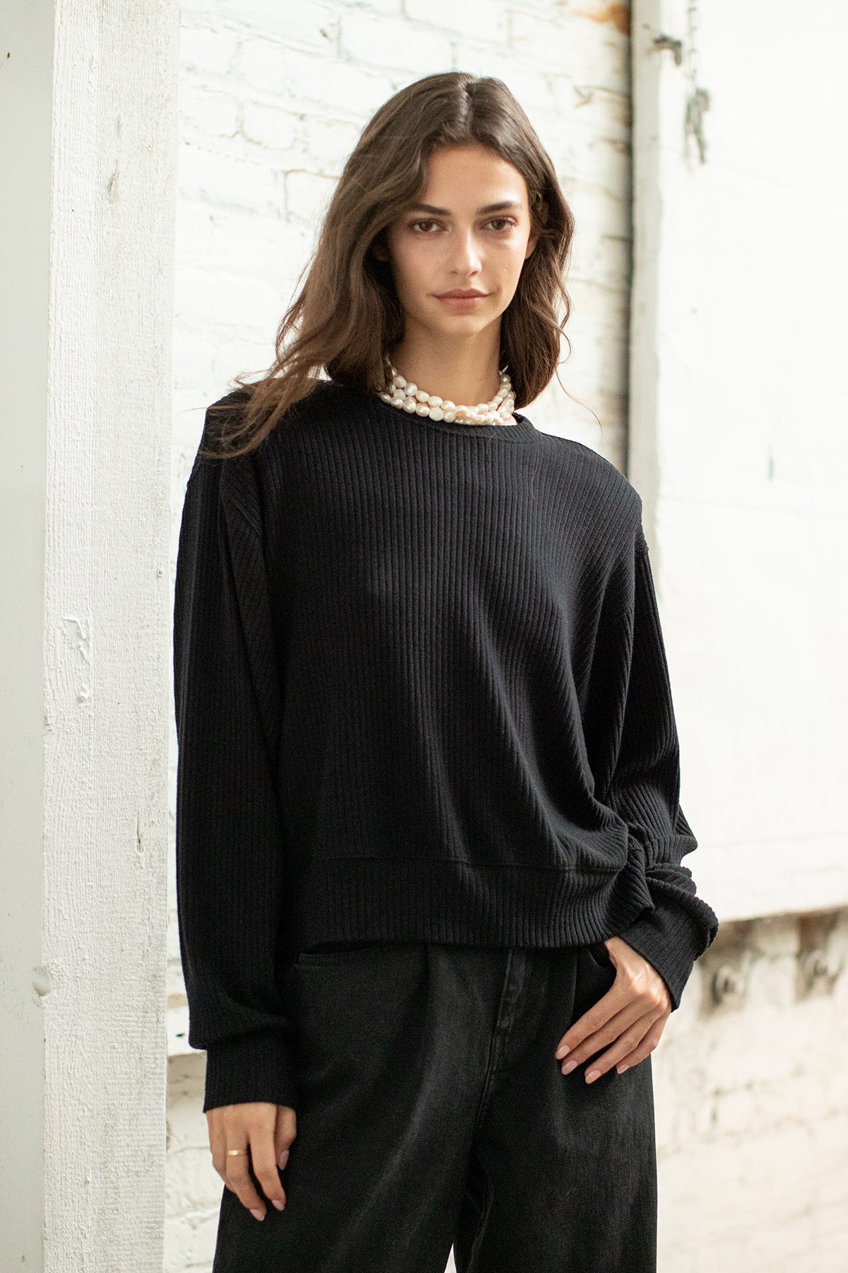 VISTA CREW NECK TOP - Velvet Staging 2.0
