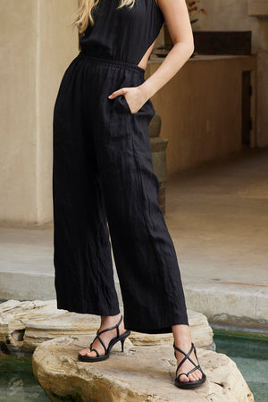 VIVI CUT OUT LINEN JUMPSUIT - Velvet Staging 2.0