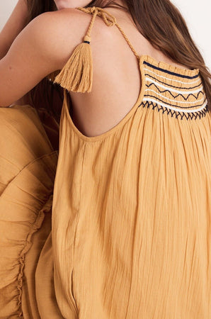 VONNIE EMBROIDERED MAXI DRESS - Velvet Staging 2.0
