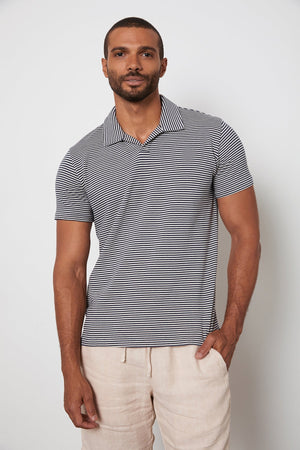 WILLIAM STRIPED POLO - Velvet Staging 2.0