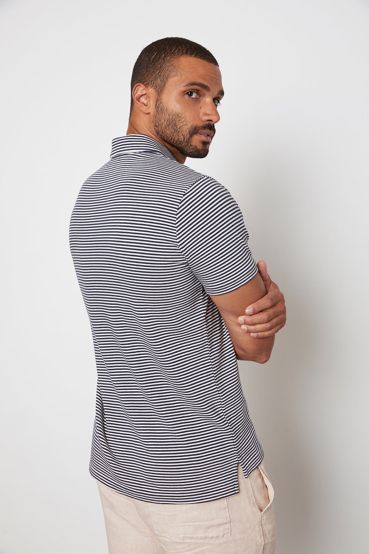 WILLIAM STRIPED POLO - Velvet Staging 2.0