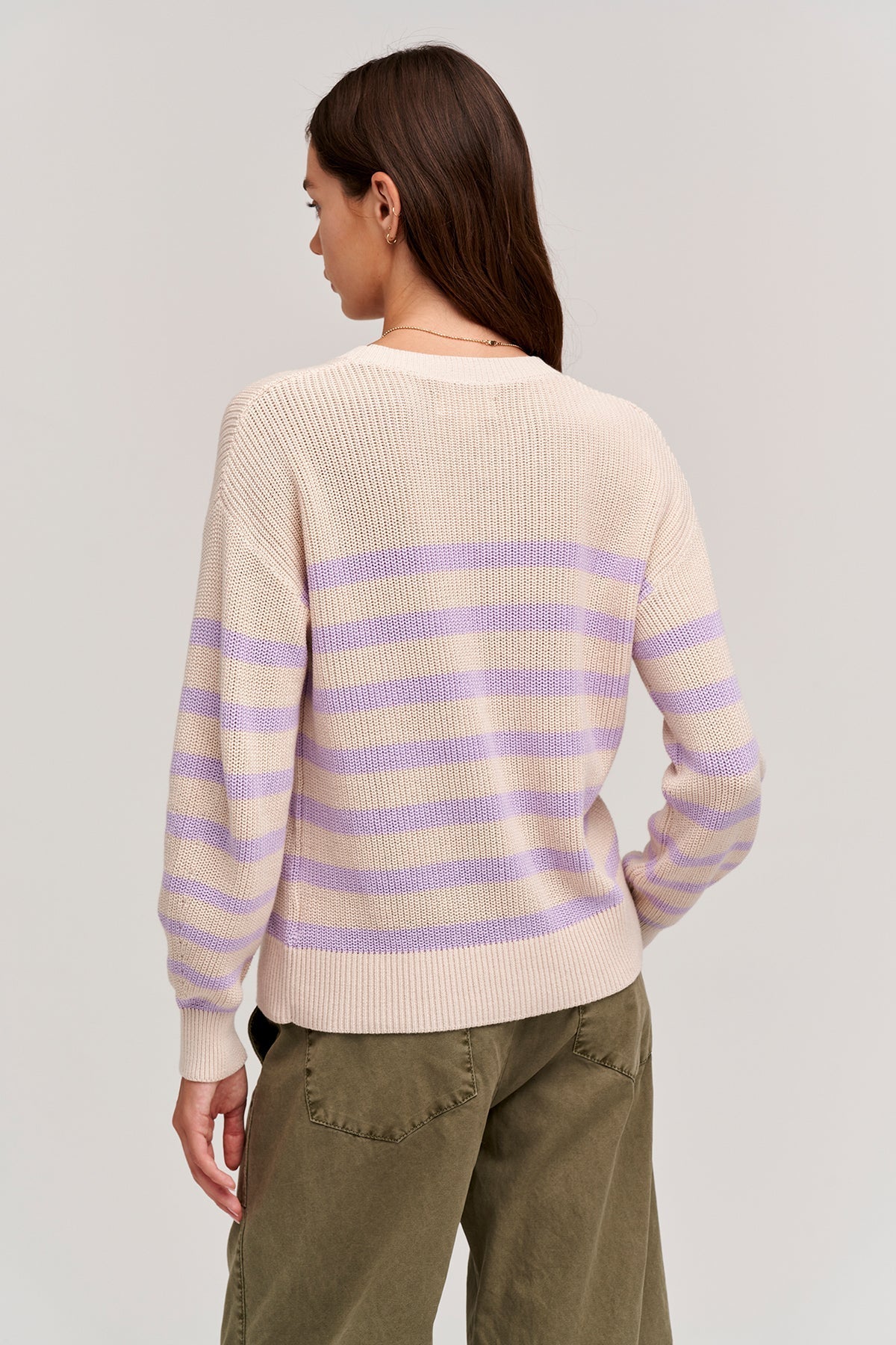 WREN TEXTURED COTTON SWEATER - Velvet Staging 2.0-26916401971396