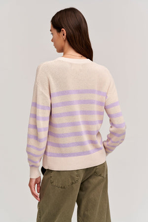 WREN TEXTURED COTTON SWEATER - Velvet Staging 2.0