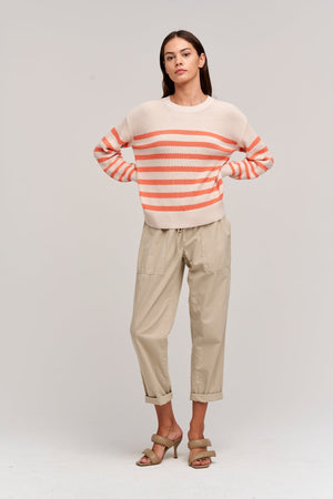 WREN TEXTURED COTTON SWEATER - Velvet Staging 2.0