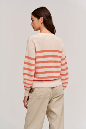 WREN TEXTURED COTTON SWEATER - Velvet Staging 2.0