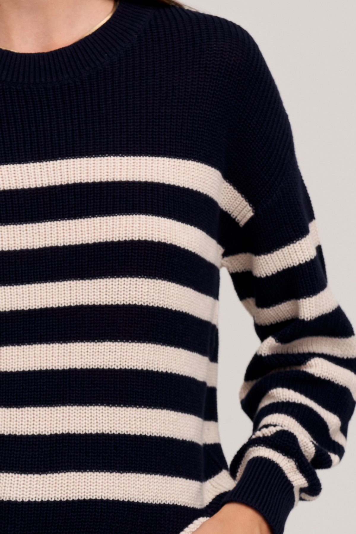 WREN TEXTURED COTTON SWEATER - Velvet Staging 2.0-26916402331844
