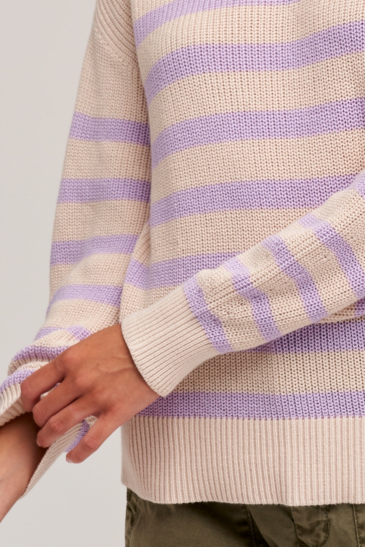 WREN TEXTURED COTTON SWEATER - Velvet Staging 2.0