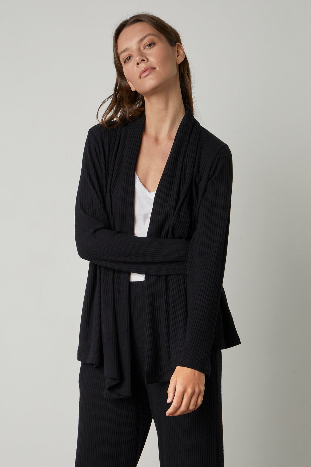 YASMIN OPEN FRONT CARDIGAN - Velvet Staging 2.0-26916403314884