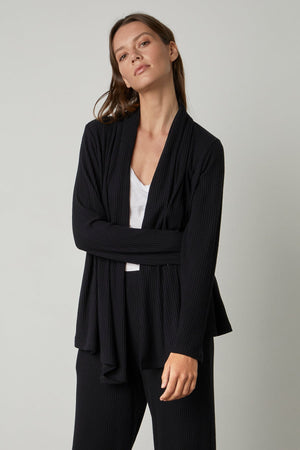 YASMIN OPEN FRONT CARDIGAN - Velvet Staging 2.0